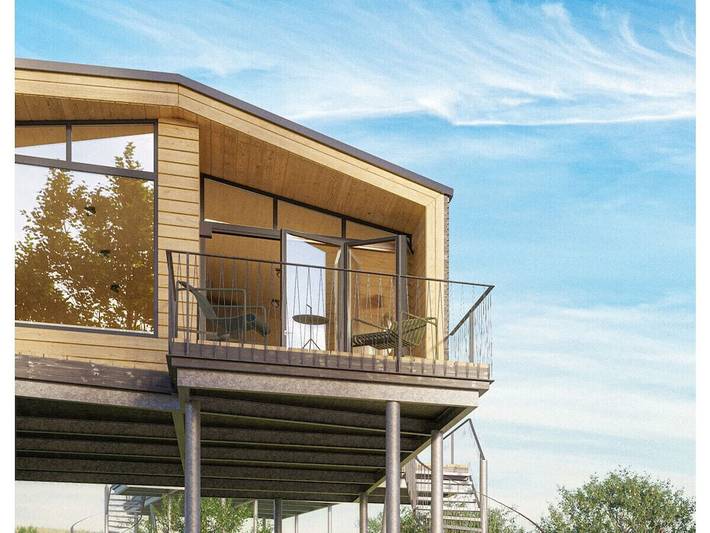 Ferienhaus für 4 Personen, mit Garten und Whirlpool sowie Balkon und Sauna in Wangels - 3