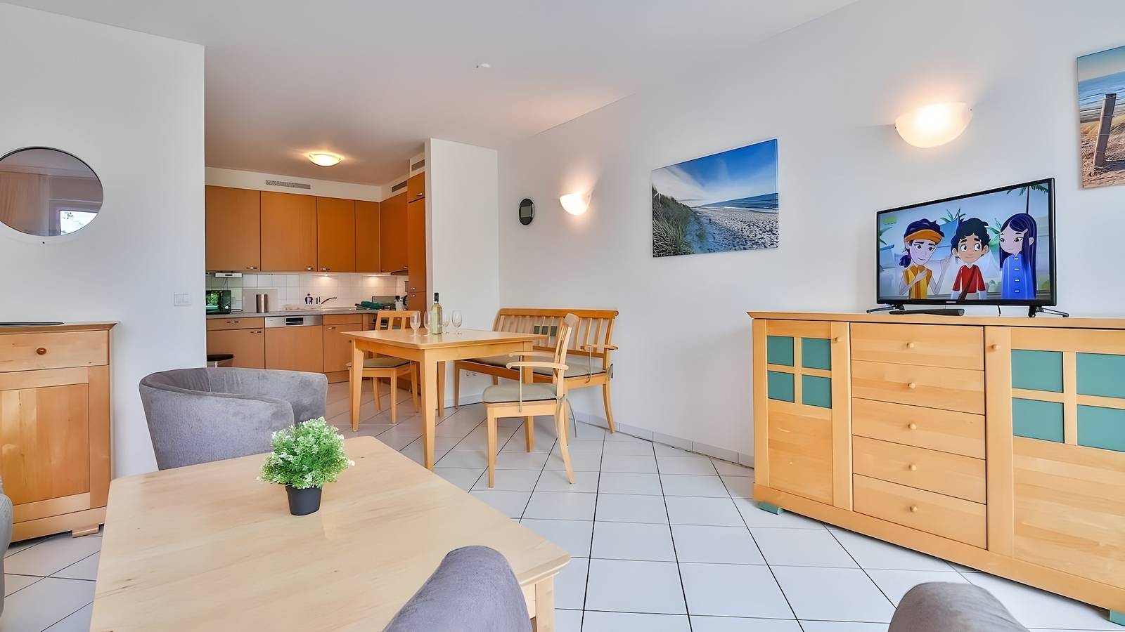 Ganze Wohnung, Apartment „Ava“ mit Balkon und Wlan in Zempin, Usedomer Norden
