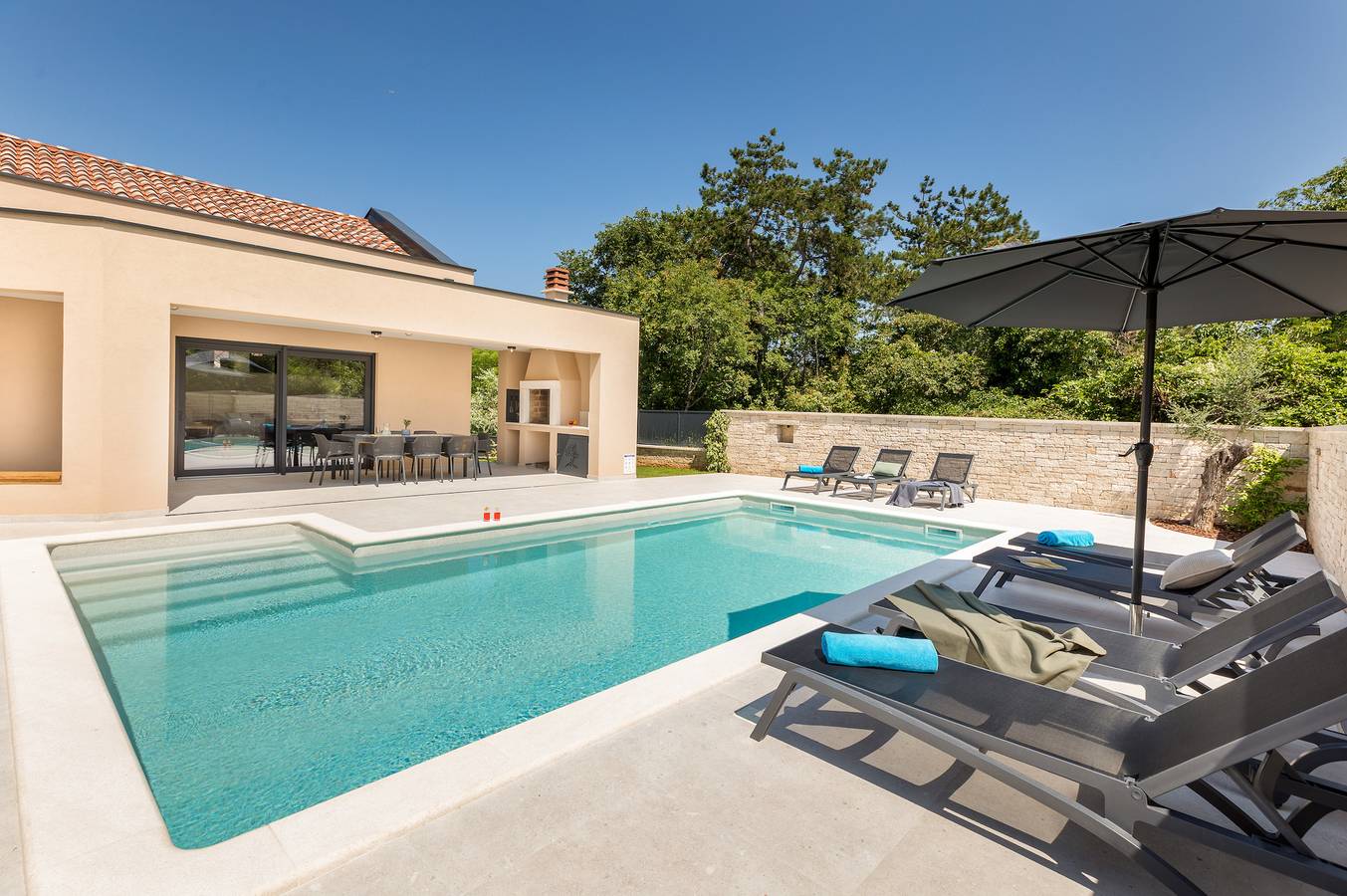 Villa Giulia in Marčana, Südküste Istrien