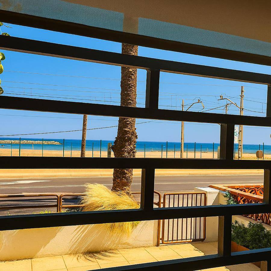 Apartamento entero, La Bellamar - Apartamento en primera línea mar- in Premiá de Mar, Costa del Maresme