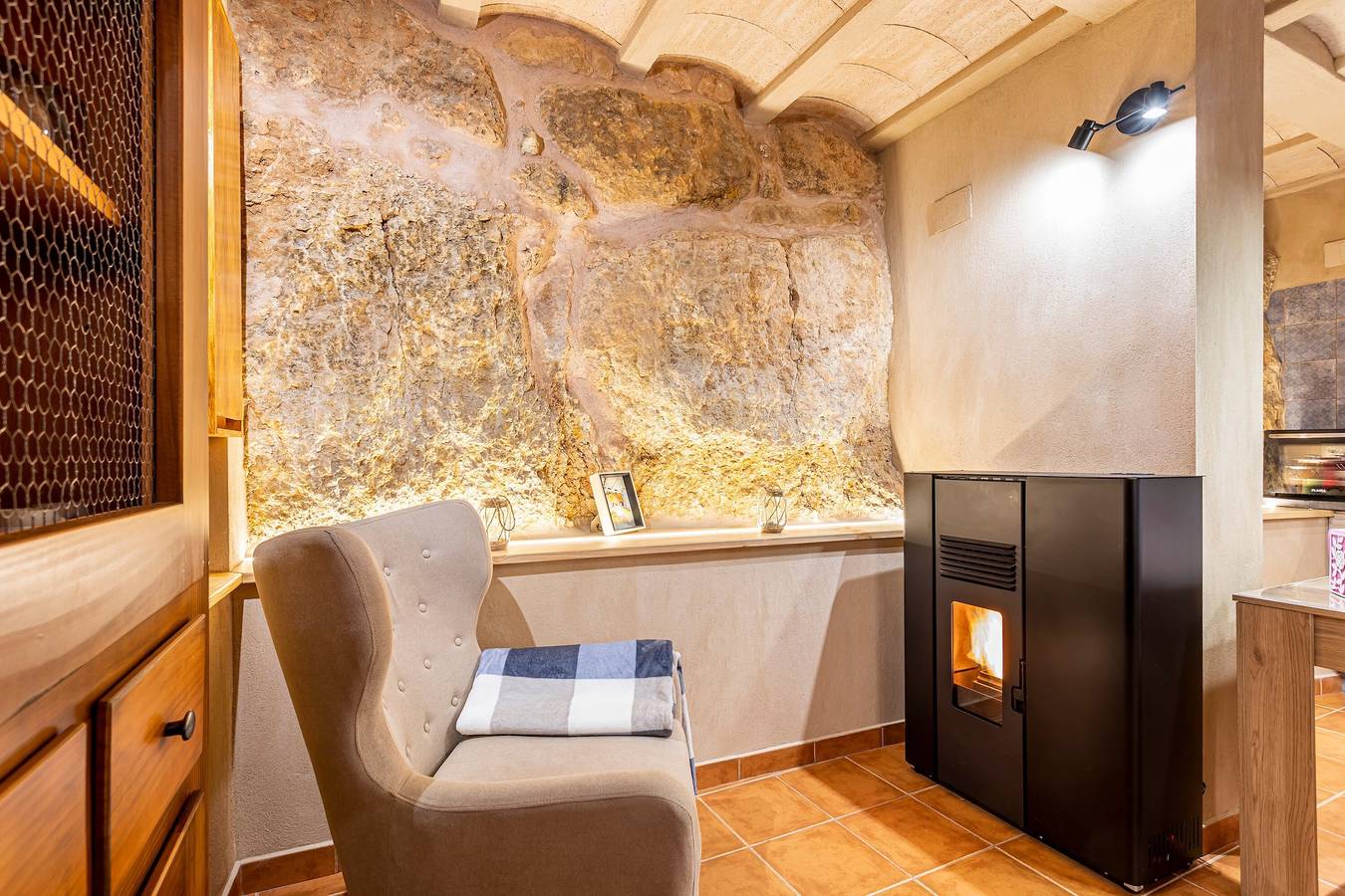 Estudio entero, Estudio 'La Bodega' con Wi-Fi in Ademuz, Provincia de Valencia