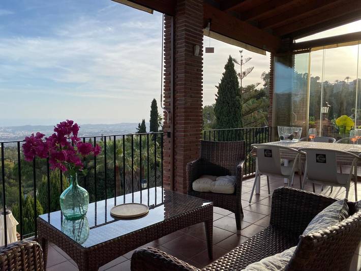 Villa for 8 personer, med Balkon og Have i Mijas