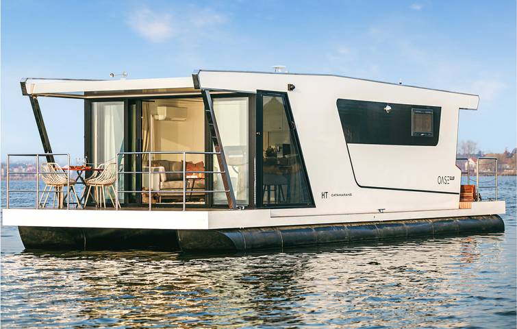 Hausboot für 6 Personen, mit Terrasse und Ausblick sowie Seeblick, mit Haustier in Brandenburg - 4