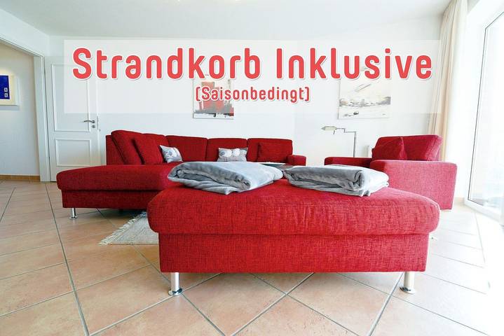 Ferienwohnung für 4 Personen, mit Ausblick in Duhnen