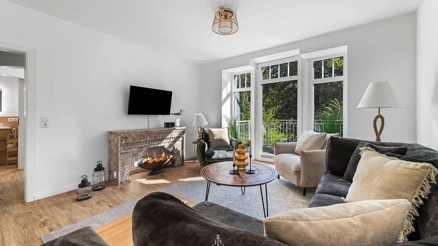 Ferienwohnung für 6 Personen, mit Balkon und Garten in Hedwigenkoog
