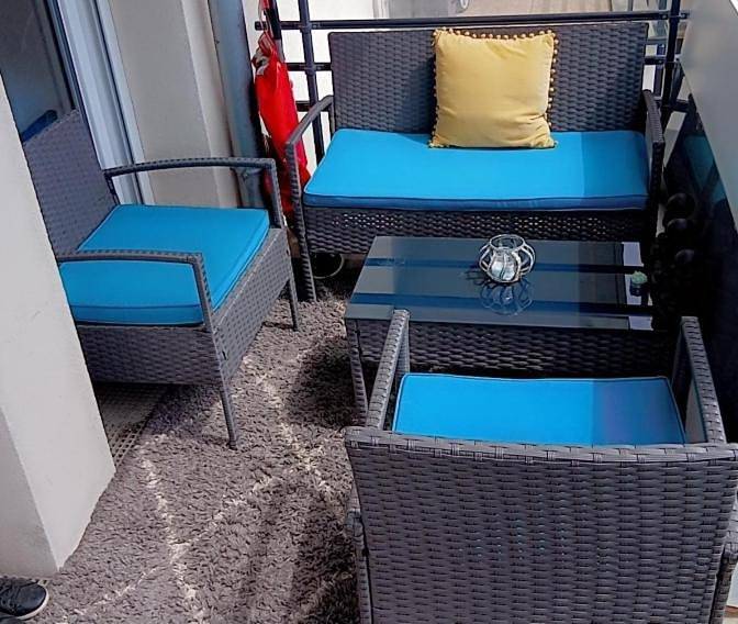 Appartement de vacances pour 2 personnes, avec Balcon et Jardin