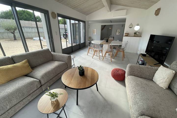 Maison de vacances pour 8 personnes, avec terrasse à Rivedoux-Plage