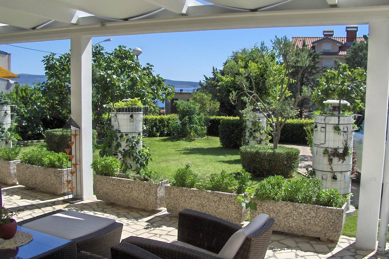 Ganze Wohnung, 2-Zimmer-Ferienwohnung mit Balkon und Meerblick Selce, Crikvenica A-4801-a in Selce, Primorje-Gorski Kotar