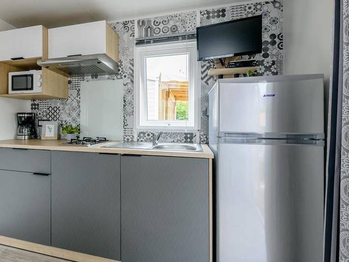 Camping l'Arbre d'Or  - Mobilhome 4 personnes - Mobil home 1 chambre confort - 20m² * 2/4 pers in Parentis-en-Born, Côte d’Argent