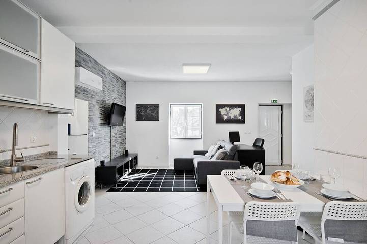 Apartamento para 4 personas, con jardín en Alcabideche