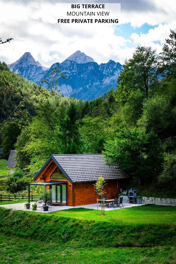 Baita per 4 persone, con giardino e panorama in Alpi Giulie