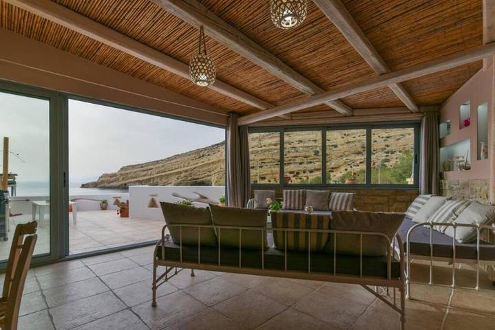 Gîte pour 5 personnes, avec vue et terrasse dans Matala - 4