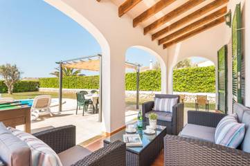 Villa in Cala Blanes, Ciutadella für 6 