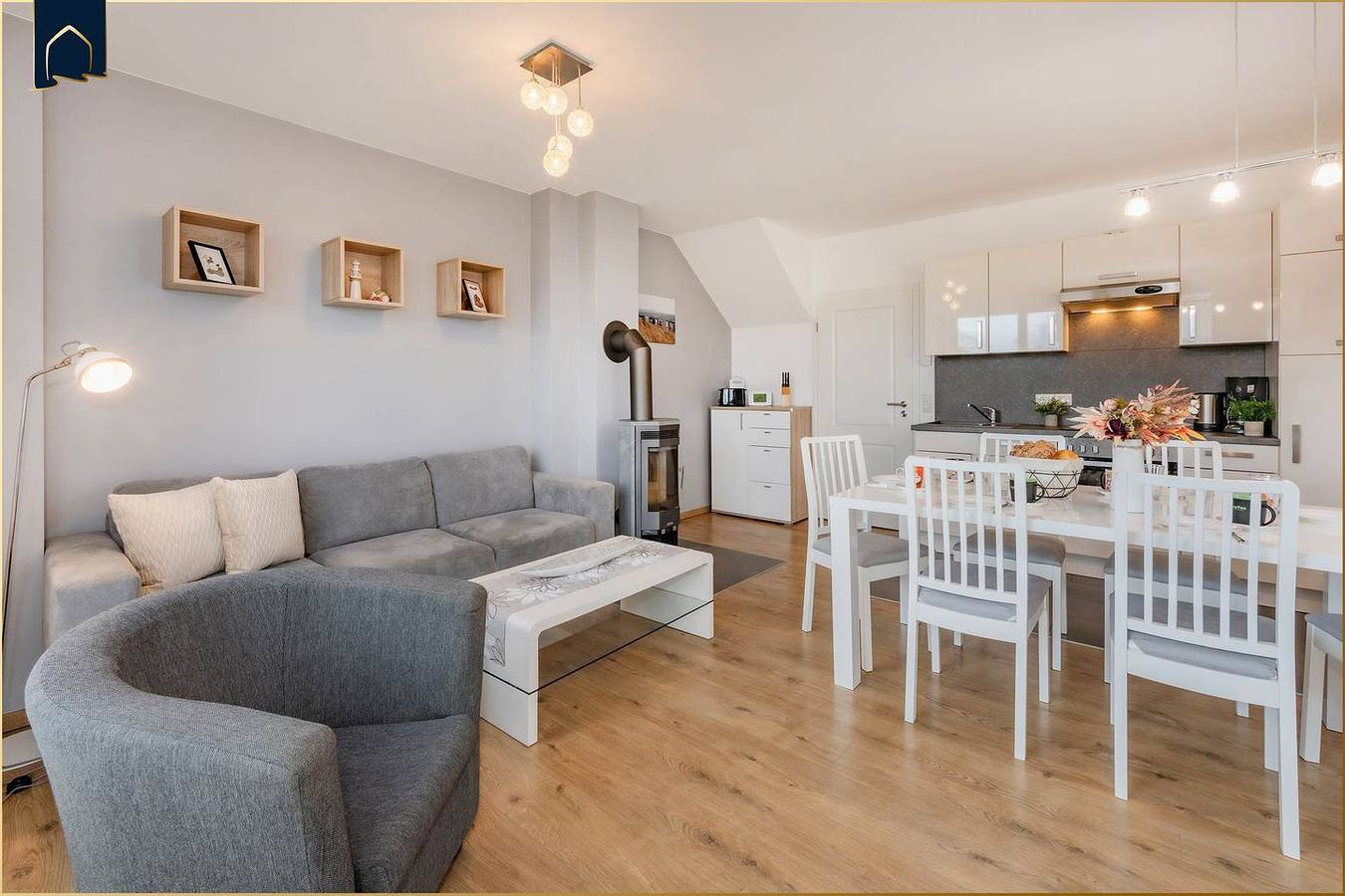 Moderne Doppelhaushälfte in Korswandt mit großem Garten – ruhig und naturnah in Gothensee, Korswandt