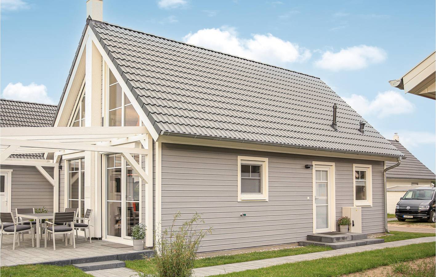 Gemütliche Wohnung mit Sauna, Parkplatz und Terrasse in der Nähe der Trattoria Punto Uno in Zerpenschleuse, Wandlitz