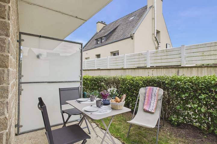 Gîte pour 2 personnes, avec jardin, animaux acceptés dans Plage Koréjou