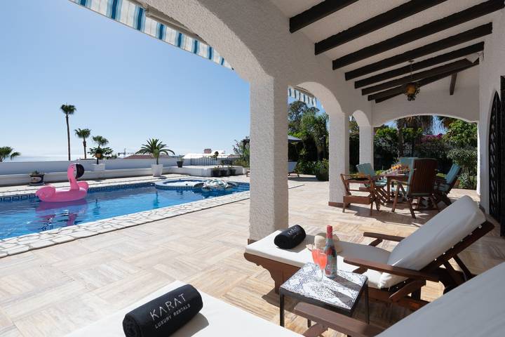 Villa für 6 Personen, mit Meerblick und Terrasse sowie Garten in Adeje - 4