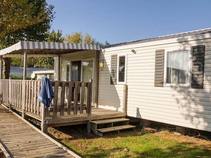 Camping Le Lagon Bleu - Mobilheim 4 personen - Mobilheim Andaro mit 2 Schlafzimmern, barrierefrei, für 1–4 Personen in Notre-Dame-de-Monts, Vendée