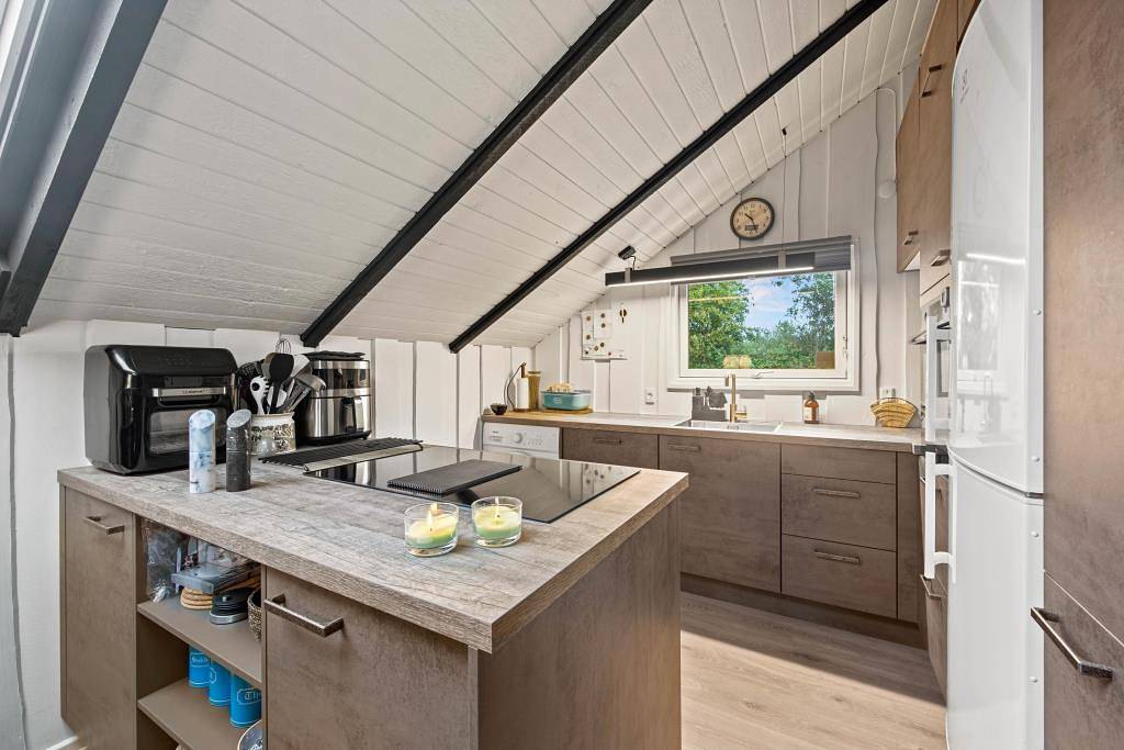 Klassisches Ferienhaus mit Kamin in Bork Havn in Bork Havn, Ringkøbing Fjord