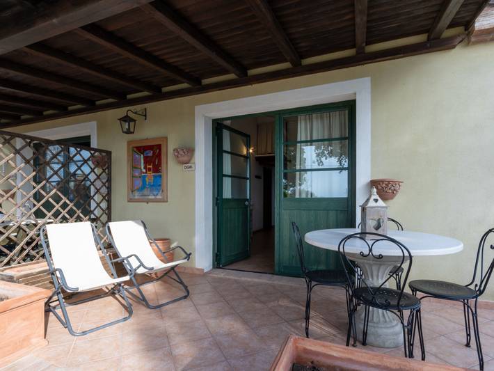 Ferienwohnung für 4 Personen, mit Terrasse und Garten sowie Ausblick, mit Haustier in Riparbella - 2