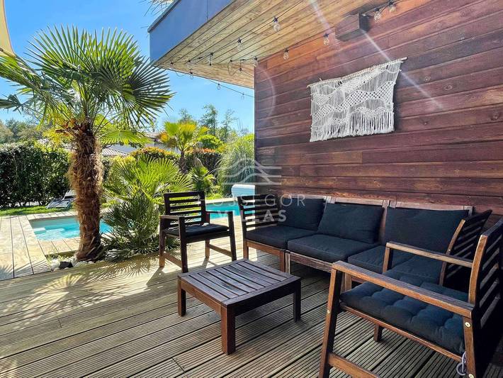 Ganze Ferienwohnung, Villa Erika 4 Personen mit Swimmingpool in Seignosse in Seignosse, Côte d’Argent
