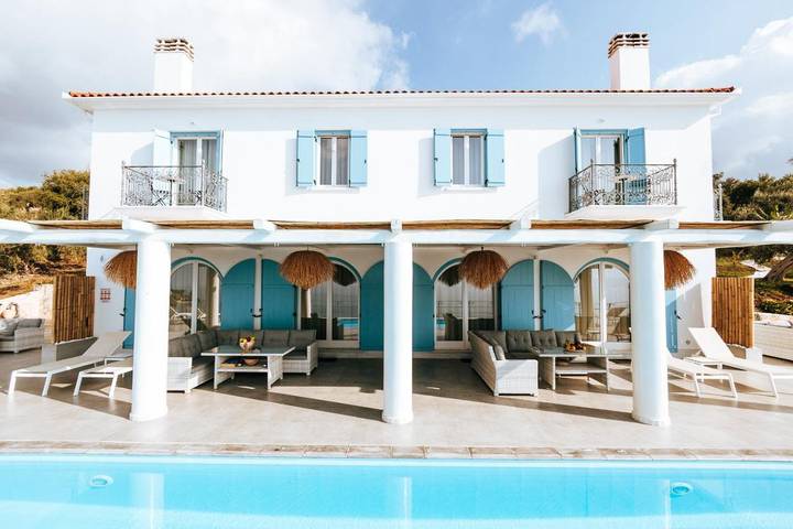 Ferienwohnung für 5 Personen, mit Ausblick und Garten sowie Pool am Pilion - 3