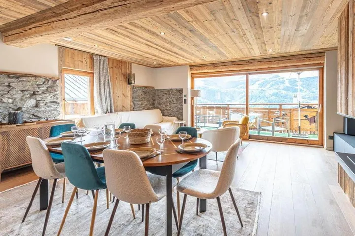 Chalet für 8 Personen, mit Ausblick und Terrasse sowie Sauna - 1