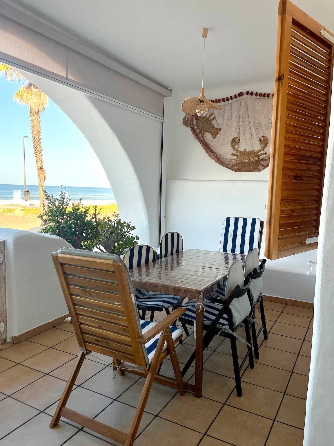 Ferienhaus 'Primera Linea En Matalascañas' mit Meerblick, Wlan und Klimaanlage in Matalascañas, Almonte
