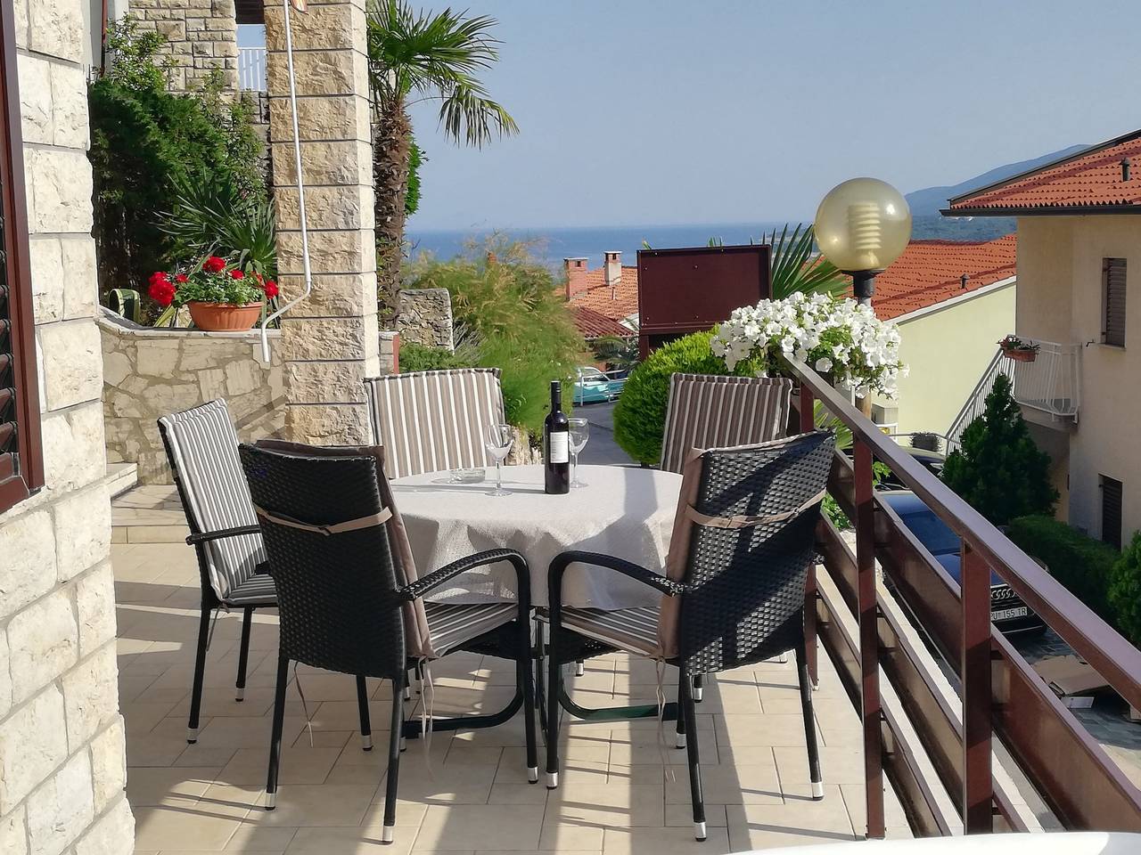 Cały apartament, Dwupokojowy apartament z tarasem i widokiem na morze Rabac, Labin A-13151-a in Rabac, Labin-Rabac