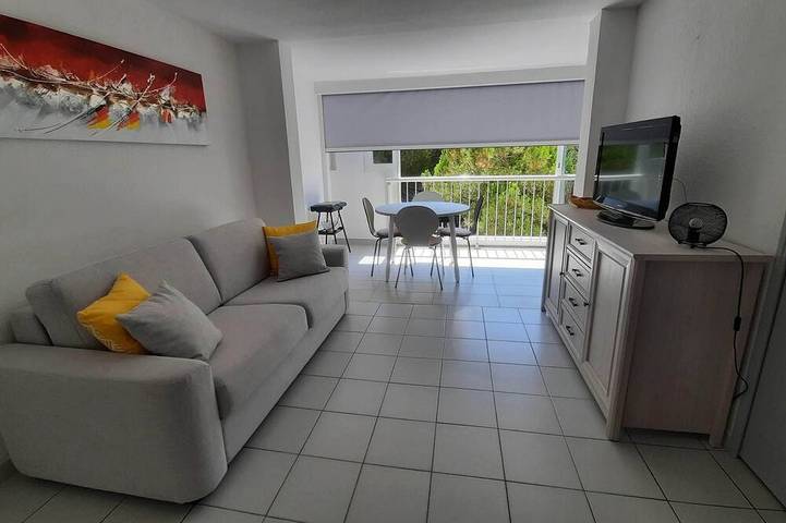 Appartement de vacances pour 5 personnes, avec Balcon et Piscine