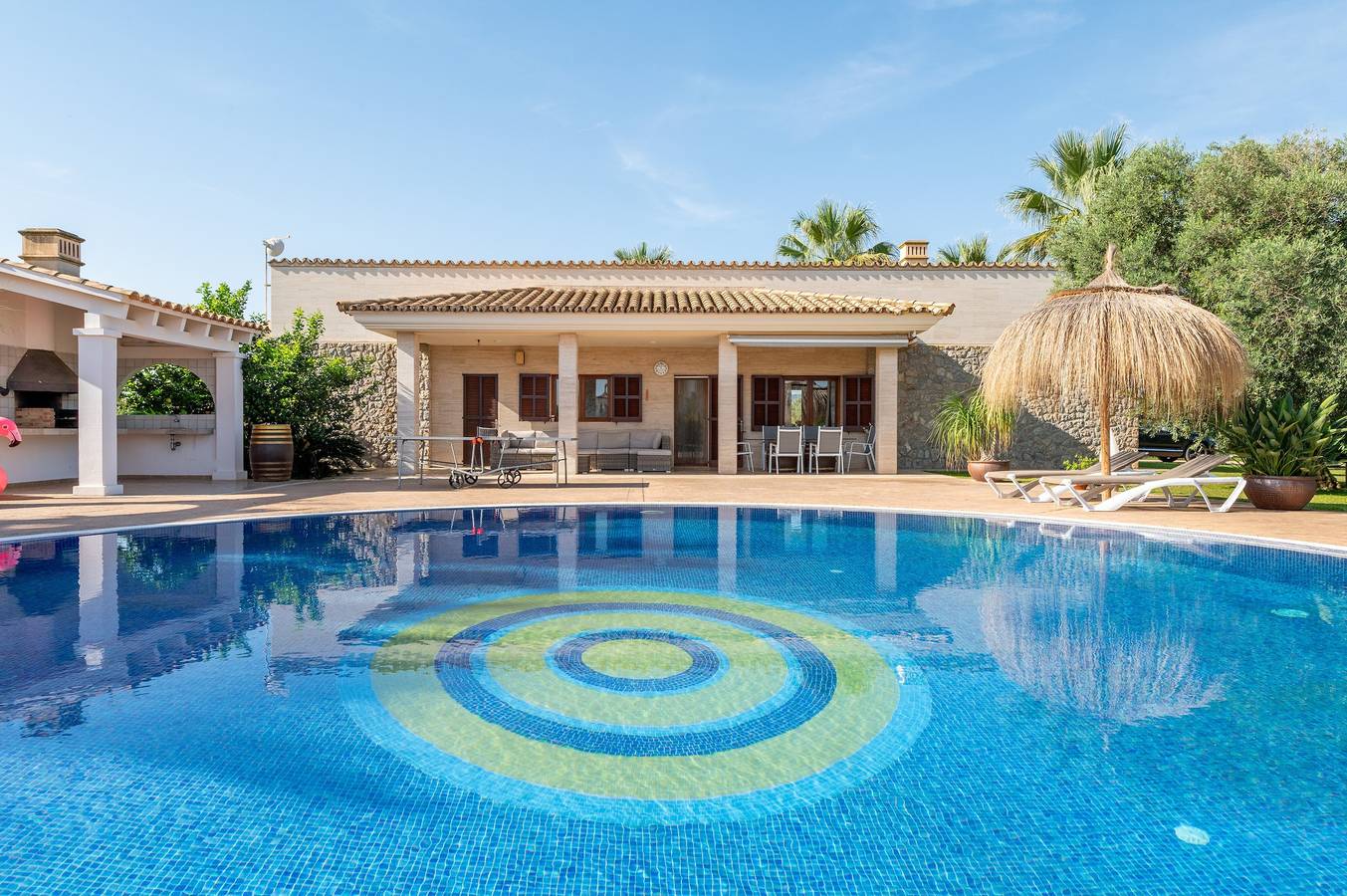 Villa "Finca Son Manyo 225" mit Bergblick, privatem Pool und Wlan in Sa Pobla, Mallorca Norden