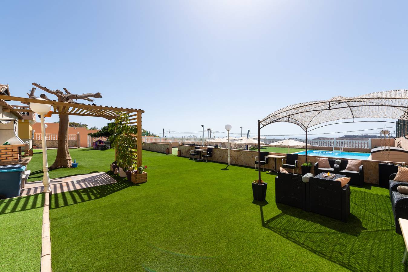 Casa Adara, piscina privada climatizada in San Bartolomé de Tirajana, Grande Canarie du Sud