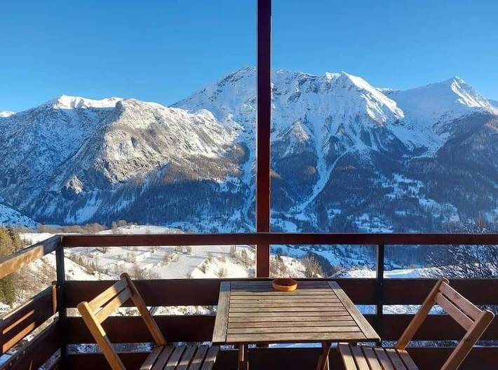 Gîte pour 8 personnes, avec balcon et vue dans Office De Tourisme D Orcieres