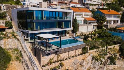 Villa Con Piscina per 12 Persone in Zaton, Grad Dubrovnik, Foto 4
