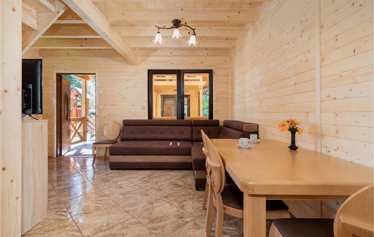 Dom dla 6 osób z taras in Pobierowo, Powiat gryficki