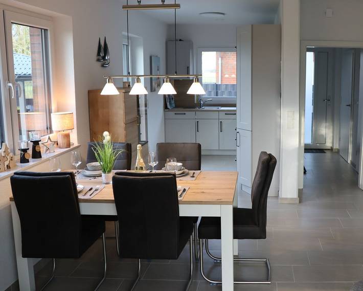 Ferienhaus für 4 Personen, mit Garten und Ausblick in Dornum (Stadt)