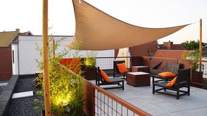 Ferienwohnung für 2 Personen, mit Terrasse beim Ozeaneum Stralsund