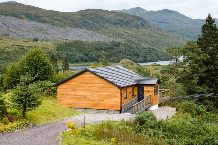 Chalet für 4 Personen, mit Seeblick und Garten in Schottland - 3