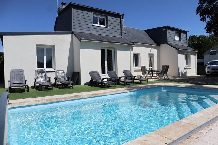 Location de vacances pour 6 personnes, avec jardin et piscine à Arzal - 2