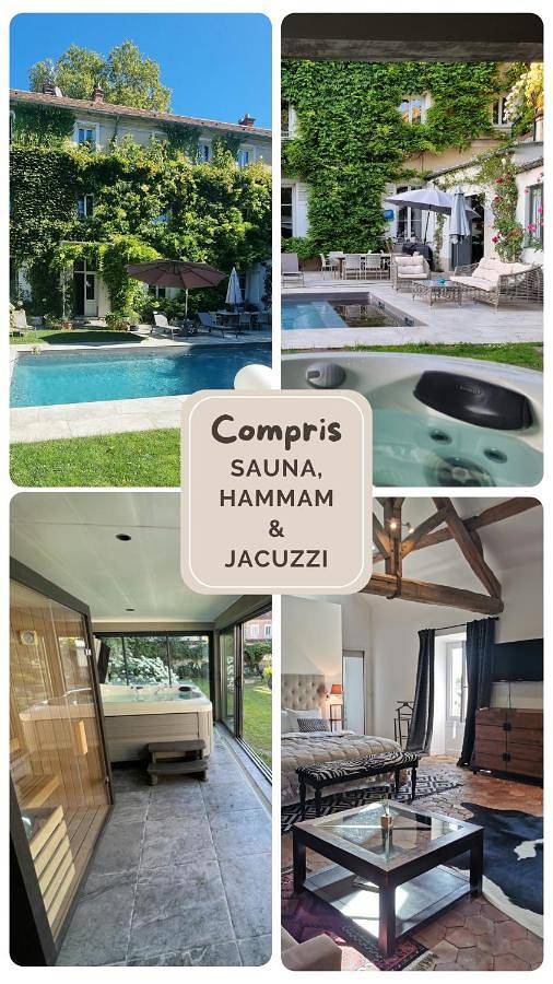 Chambre d’hôte pour 2 personnes, avec Terrasse et Jacuzzi ainsi que Jardin et Piscine dans Seine-et-Marne