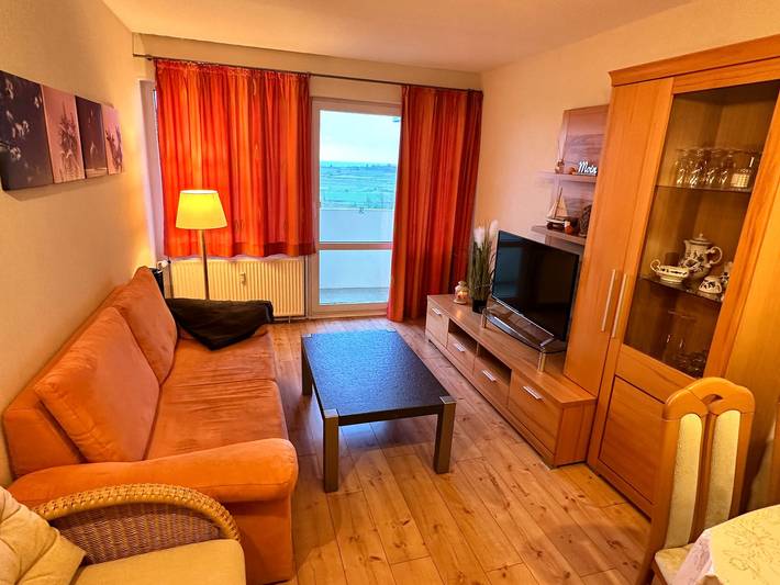 Ferienwohnung für 4 Personen, mit Meerblick und Balkon sowie Balkon/Terrasse in Holm