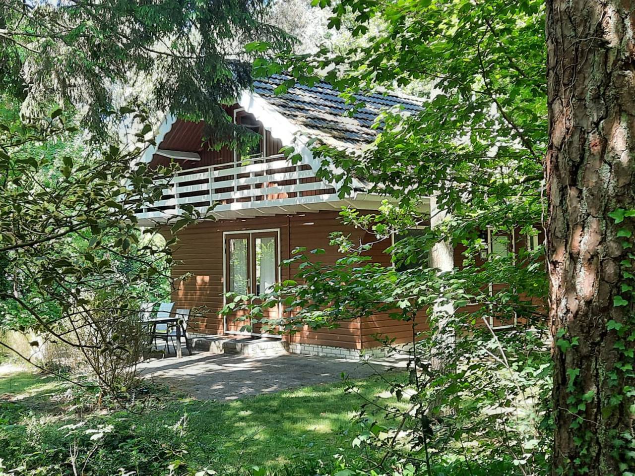 Sfeervolle 14-persoons groepsaccommodatie bestaande uit twee huizen in de bossen van Norg in Drenthe