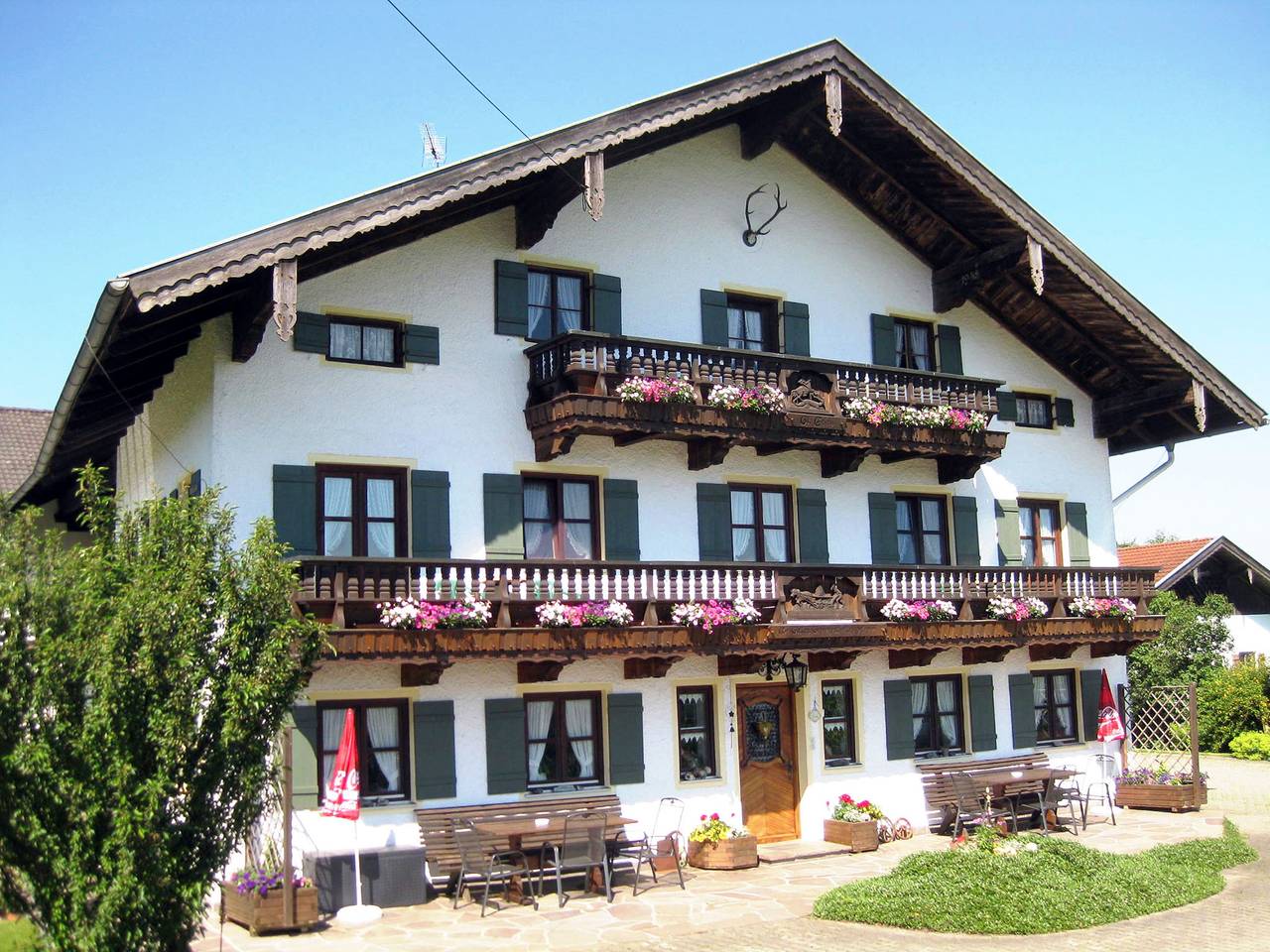 Sträublhof - Appartement Heustadl, bis 2 Personen, Balkon, 21 qm in Wonneberg, Rupertiwinkel