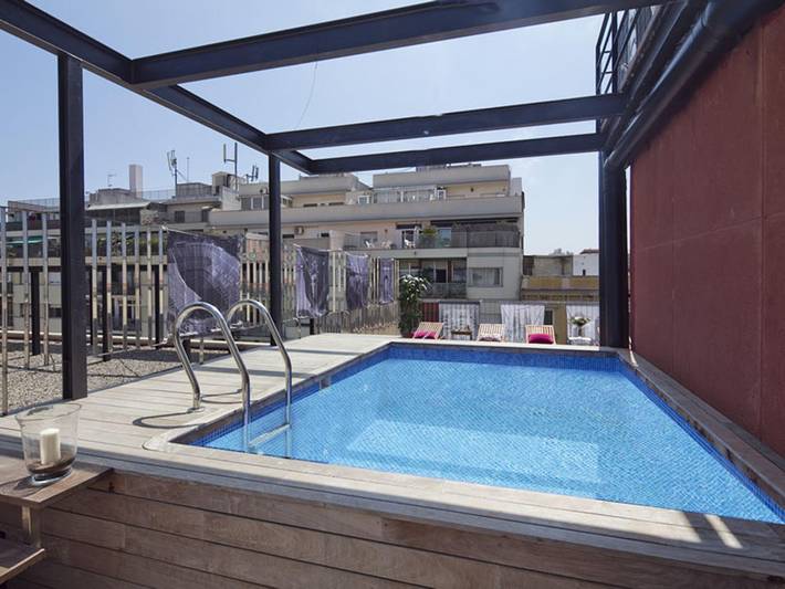 Ferienwohnung für 8 Personen, mit Balkon und Pool in Barcelona - 3