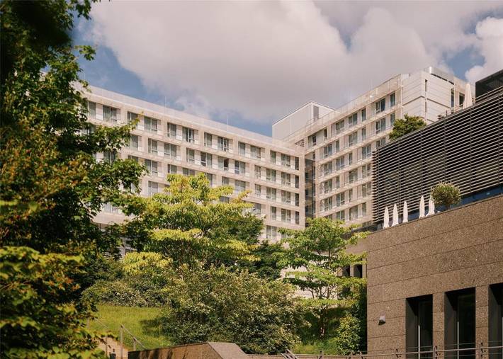 Hotel für 2 Personen, mit Terrasse und Garten sowie Pool und Sauna in Seeheim-Jugenheim