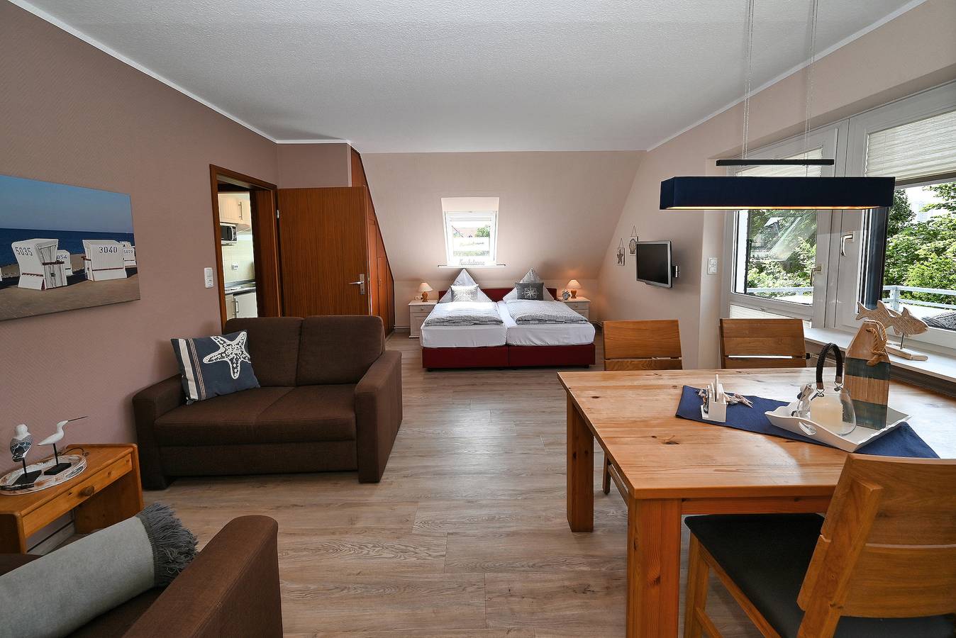 Ganze Ferienwohnung, Haus Luft und Meer - 2-Raum-Fewo Ankerplatz in Büsum, Nordseeküste