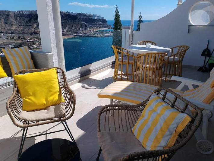 Apartamento para 3 personas, con vistas y piscina para niños además de balcón y piscina en Playa del Cura