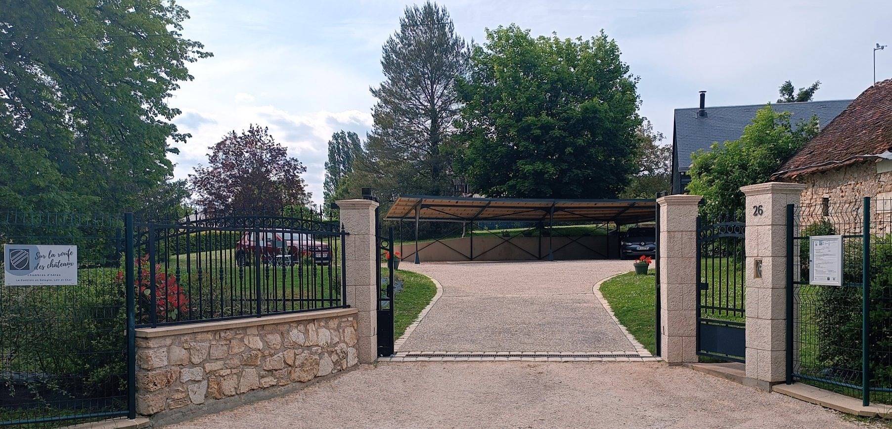 Sur la Route des Châteaux - le Controis en Sologne - La Roseraie in Thenay, Sologne