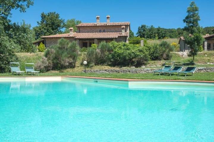 Ferienwohnung für 4 Personen, mit Terrasse und Garten sowie Kinderpool und Pool in Roccalbegna - 2