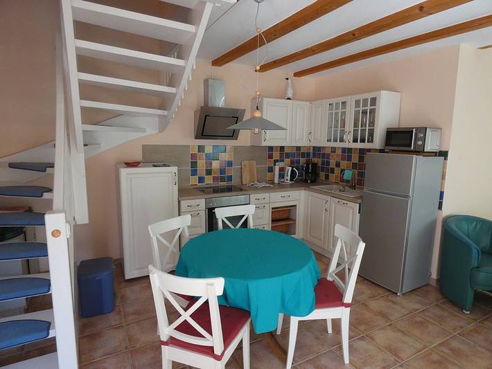Ganze Ferienwohnung, Ferienwohnung "Bisschen Bunt" bei Mühlhausen - Ferienwohnung I, 50 qm, Terrasse, 1 Schlafzimmer, max. 2 Personen in Unstruttal, Unstrut-Hainich-Kreis